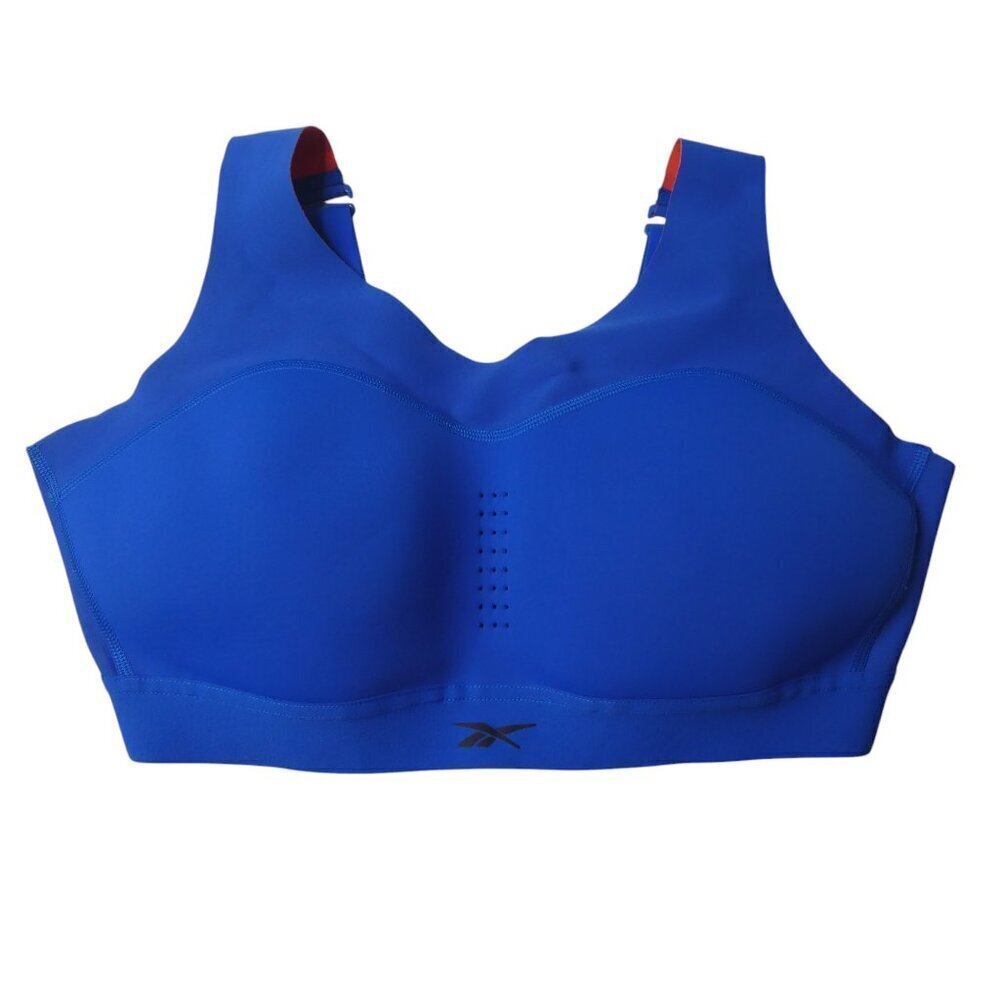Reebok Blue Medium Impact Sports Bra Womens L/XL